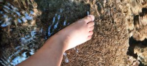 bains de pieds bicarbonate