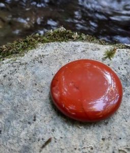 bains de pieds jaspe rouge